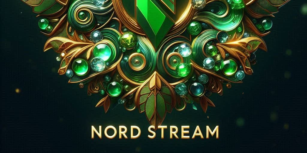 nord stream logo green design